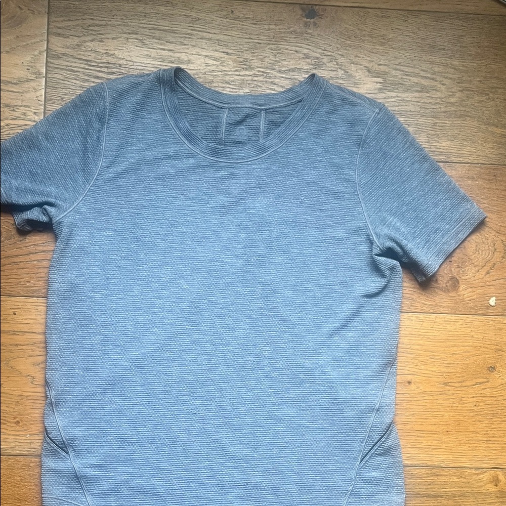 Blue Short Sleeve Top